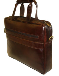 Genuine Leather Shoulder Laptop Office Bag LB11 view 2