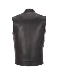 Attractive Biker Waistcoat Genuine Leather For Men - WC57 view 2