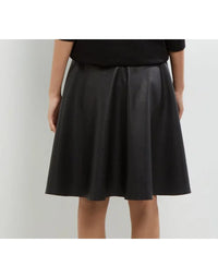 Genuine Sheep Leather Hot Biker Skirt SK15 view 2