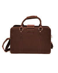 Genuine Leather Shoulder Messenger Bag LB01 view 2