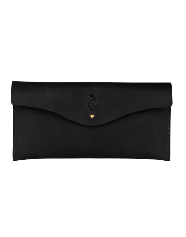 Genuine Leather HugMe.Fashion Brown Designer Wallet For Women WL28 — angle view