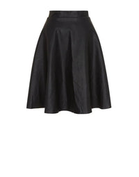 Genuine Sheep Leather Hot Biker Skirt SK15 view 3