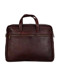 Branded Classy Genuine Leather 15 Brown Laptop Carry Case / Bag LB66 view 3