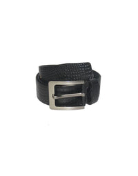 Genuine NDM Leather Black Color Stainless Pin Buckle view 3