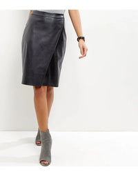 Genuine Sheep Leather Skirt Loney SK13 view 3