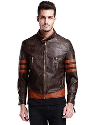 Hollywood Wolverine Jacket Motorcycle Mens JK105B view 4