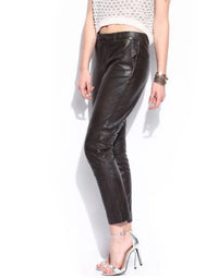 Genuine Sheep Leather Trouser For Men PT15 view 4
