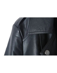 Genuine Leather Short Ladies Leather Jacket In Black LJK46 view 4