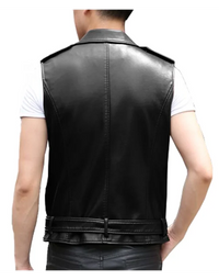 Genuine Sheep Leather Jacket In Brown Color WC02 view 5