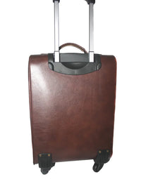 Big High Brown Trolley Genuine Leather Bag TB13 view 5