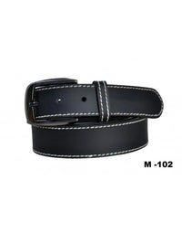 Genuine NDM Leather Black Color Stainless Pin Buckle view 5