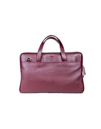 Genuine Leather Brown Messenger Shoulder Bag LB20 view 5