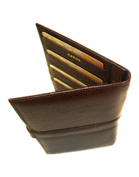 Brown Leather Travel Holder Wallet Passport Cum Credit Card Organizer view 5