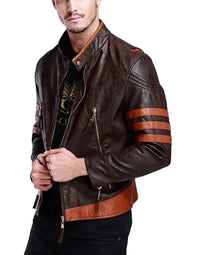 Hollywood Wolverine Jacket Motorcycle Mens JK105B view 5