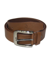 Genuine NDM Leather Brown Belt Steel Pin Buckle view 5