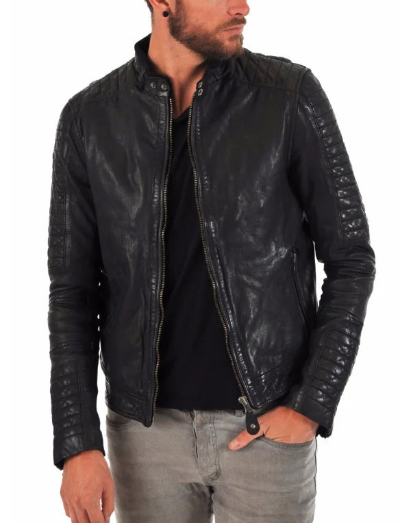 HugMe.Fashion Jacket For Men In Black Color JK31