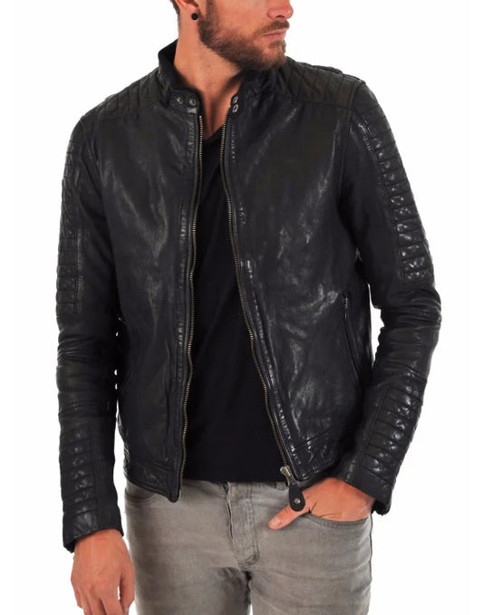 HugMe.Fashion Jacket For Men In Black Color JK31
