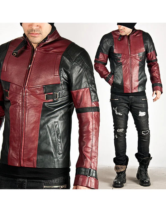 HugMe.Fashion Hollywood Style Genuine Leather Long Coat/Jacket JK163