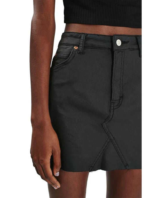 Genuine Skirt Abney Skirt Sheep Leather SK12