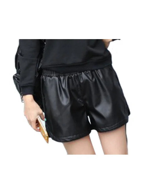 HugMe.Fashion Sheep Leather Short For Women Casual Short SH15
