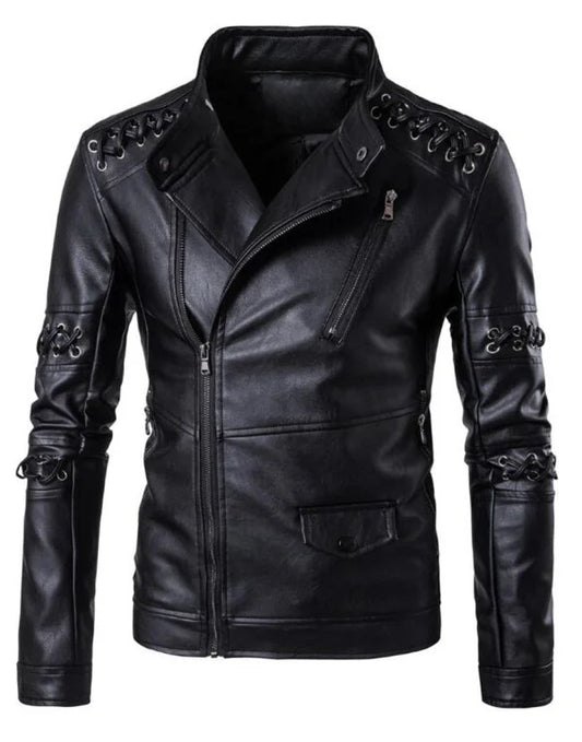 HugMe.Fashion Leather Jacket With Hollywood Style JK201