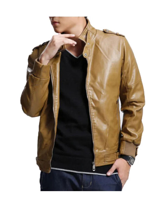 HugMe.Fashion Leather Jacket Sport Bike Jacket New JK90