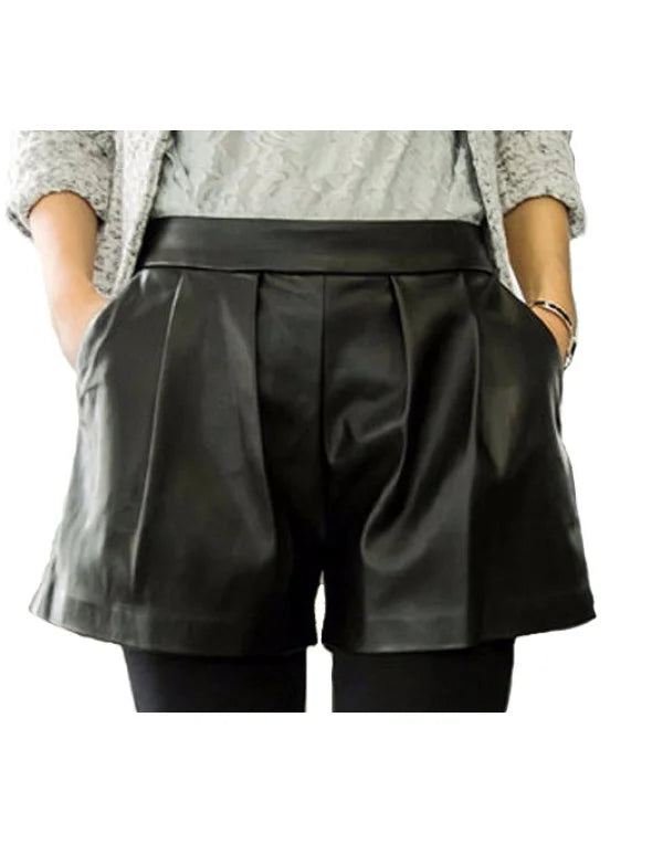 HugMe.Fashion Regular Fit In Black Color Short For Ladies SH14