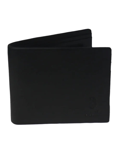 Genuine Leather Premium HugMe.Fashion Black Wallet For Men