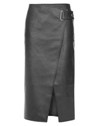 Genuine Sheep Leather Tillney Long Skirt SK10 view 1