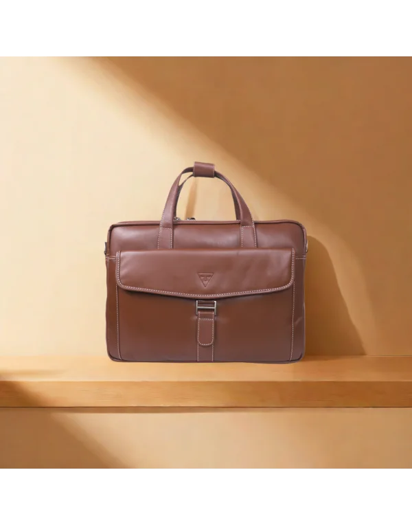 HugMe.Fashion 15" Genuine Leather Office Laptop Bag LB127