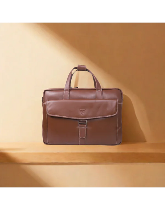 HugMe.Fashion 15" Genuine Leather Office Laptop Bag LB127