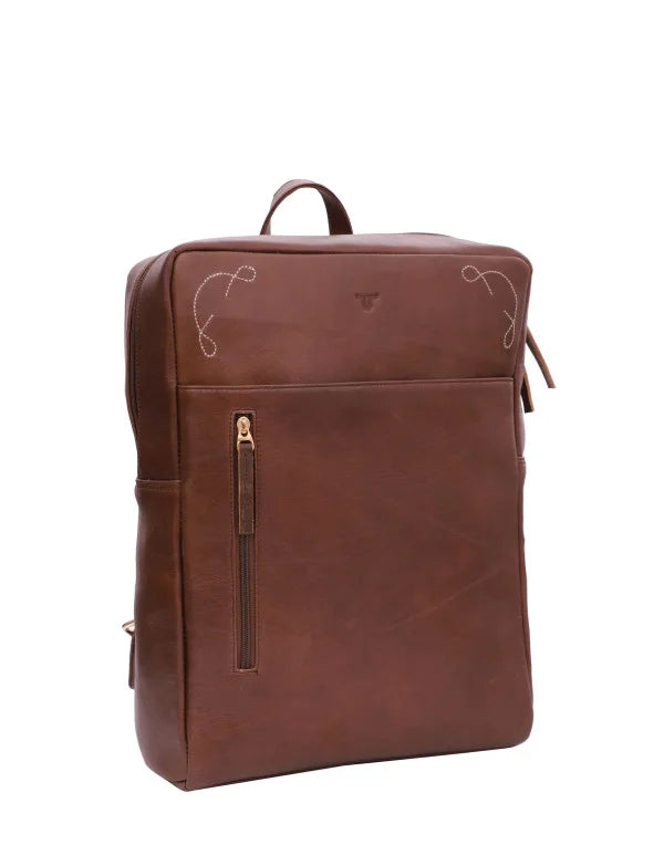 HugMe.Fashion Office Backpack Made In Crunch Leather For Unisex BP39