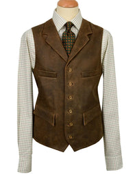 Genuine Sheep Leather Formal Waist Coat WC01 view 1