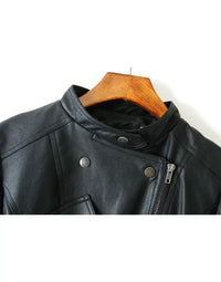 Genuine Leather Short Ladies Leather Jacket LJK41 view 1