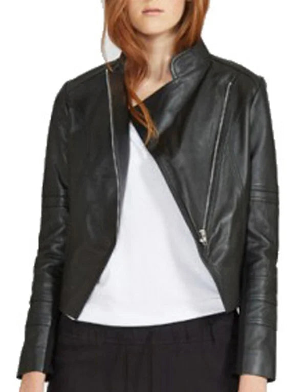 Ladies Biker Custom Designer Motorcycle Pure Leather Jacket For Women LJK7