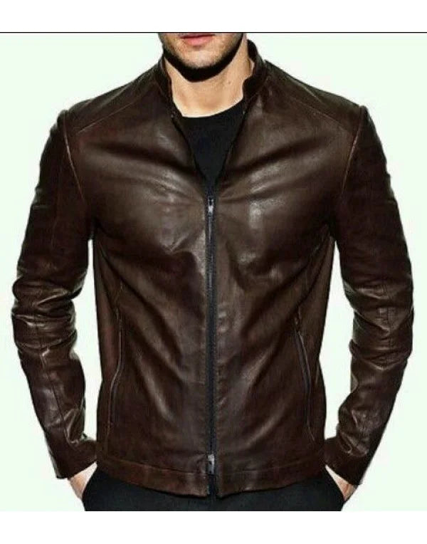 HugMe.Fashion Pure Leather Jacket Formal Cum Casual Jacket JK12