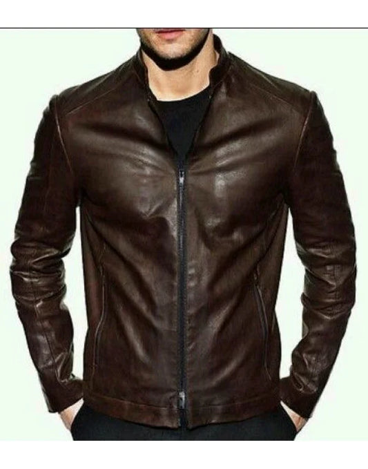 HugMe.Fashion Pure Leather Jacket Formal Cum Casual Jacket JK12