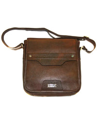 Brown Unisex Office Men Women Genuine Leather SB14 view 1