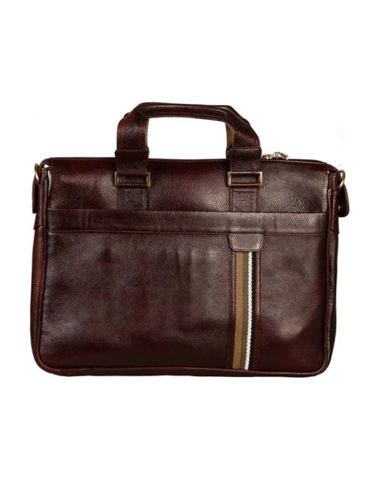 Branded Leather Designer Executive 17" Laptop Carrycase LB27