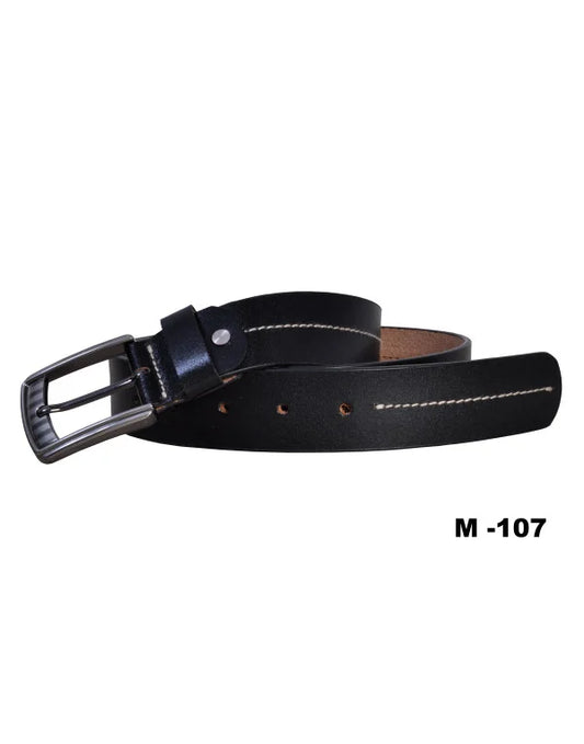 HugMe.Fashion Stylish Premium Quality Genuine Leather Black Belt For Men