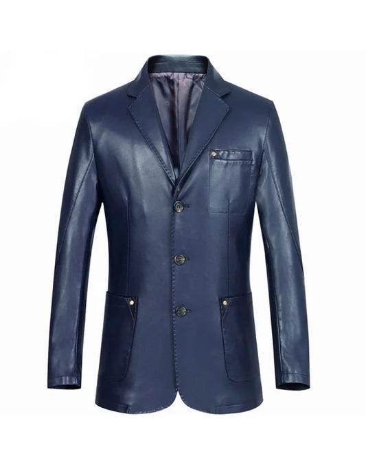 HugMe.Fashion Genuine Leather Formal Jacket JKB07