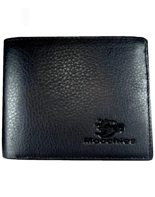 Genuine Leather Premium Quality Moochies Black Wallet For Men