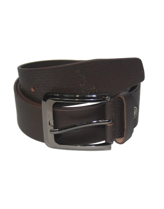 Genuine NDM Leather Casual Belt With Quality Pin Buckle Closer