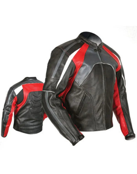 HugMe.Fashion Pure Leather Jacket For Bike Riders JK127