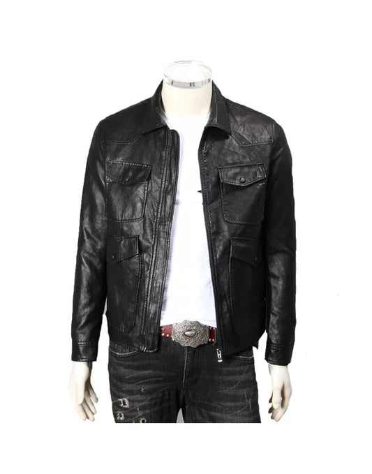 HugMe.Fashion Genuine Leather Biker Jacket JK178