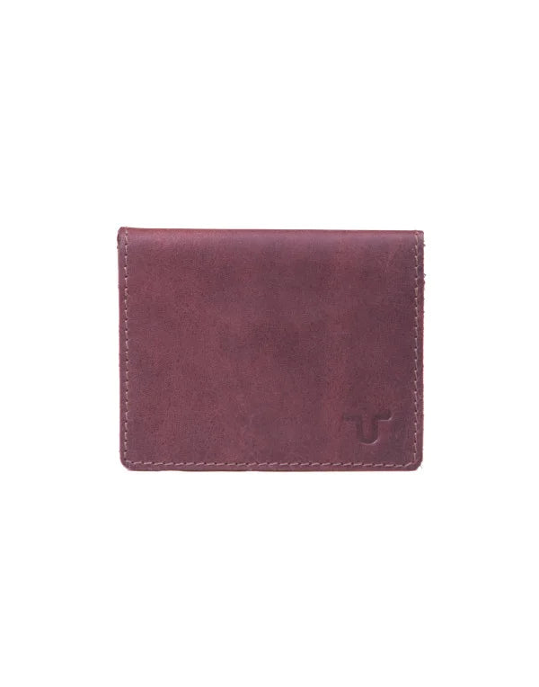 HugMe.Fashion Genuine Leather Wallet In Maroon Color WL82