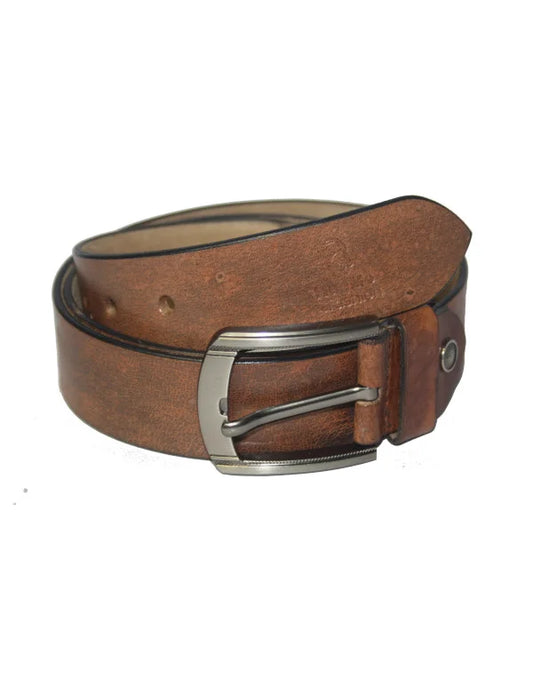 Genuine NDM Leather Belt In Black Color With Pin Closer