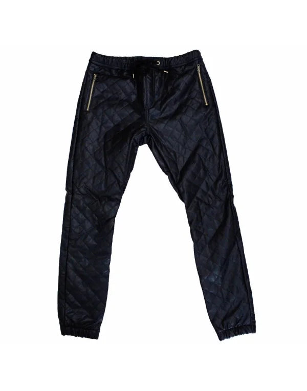 HugMe.Fashion Leather Trouser In Black Color For Men PT6
