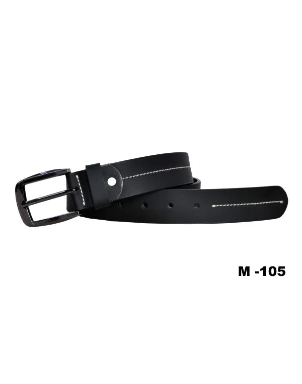 HugMe.Fashion Designer Genuine Leather Black Belt For Men