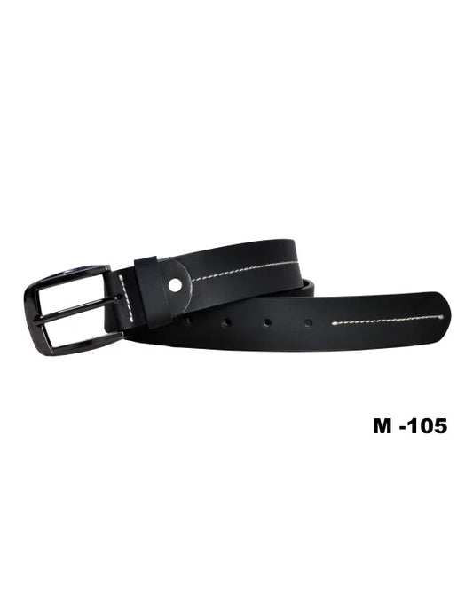 HugMe.Fashion Designer Genuine Leather Black Belt For Men